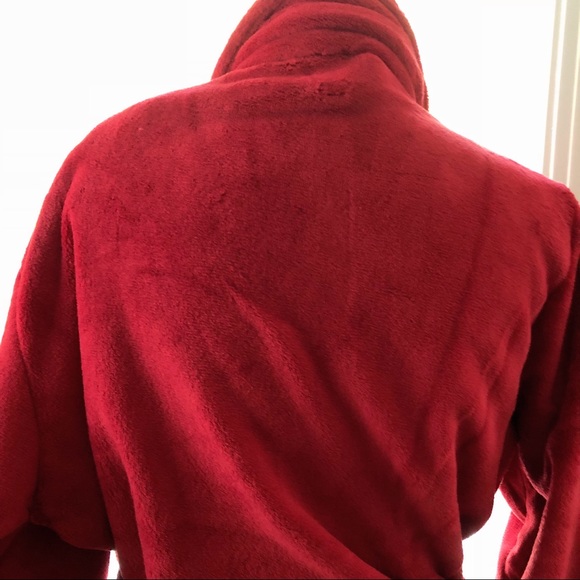 Sz L Red Spa Robe - Picture 3 of 5